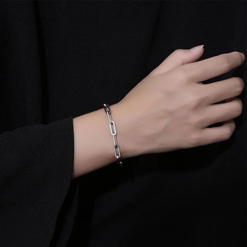 The LinkForge – Paper Clip Chain Bracelet