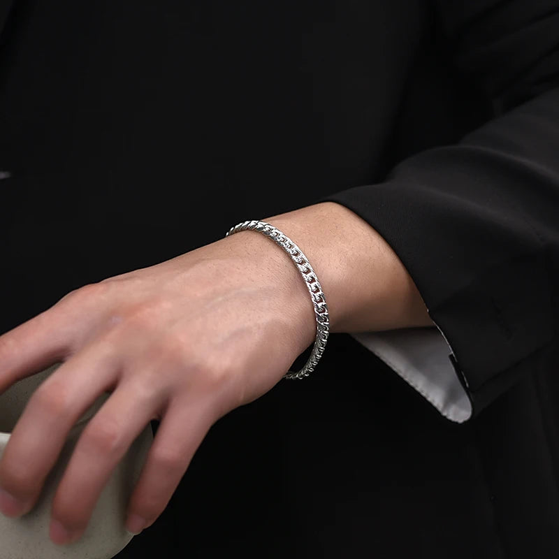 The Silver Shade – S925 Thai Silver Woven Bracelet