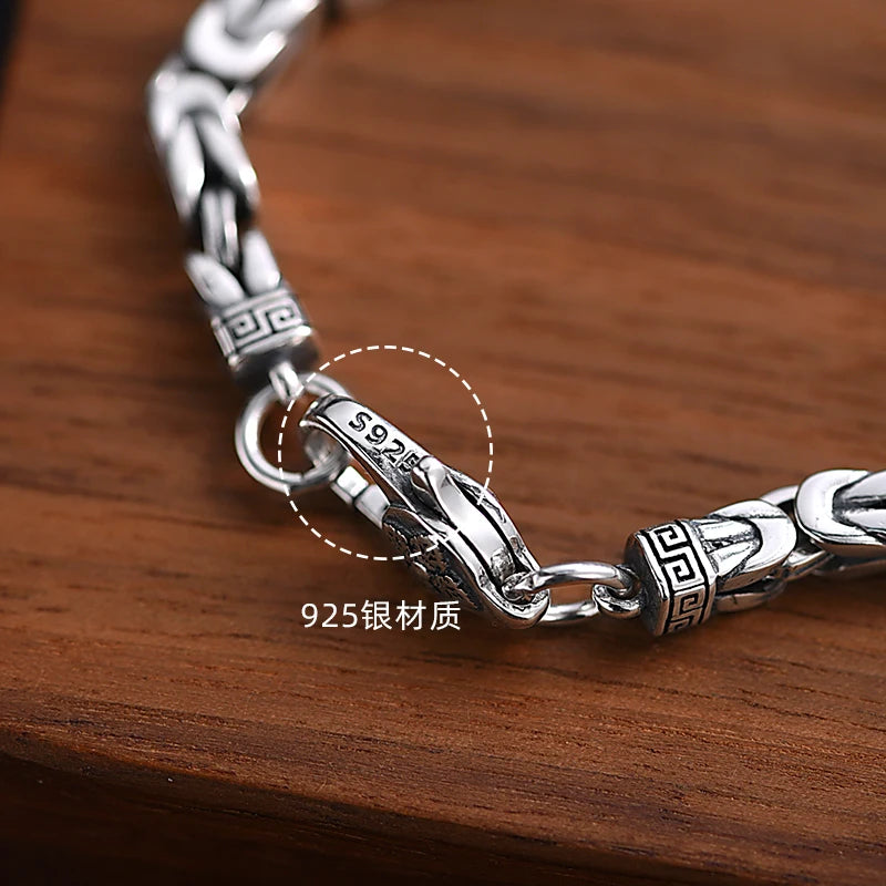 The Ironbind – S925 Byzantine Chain Bracelet