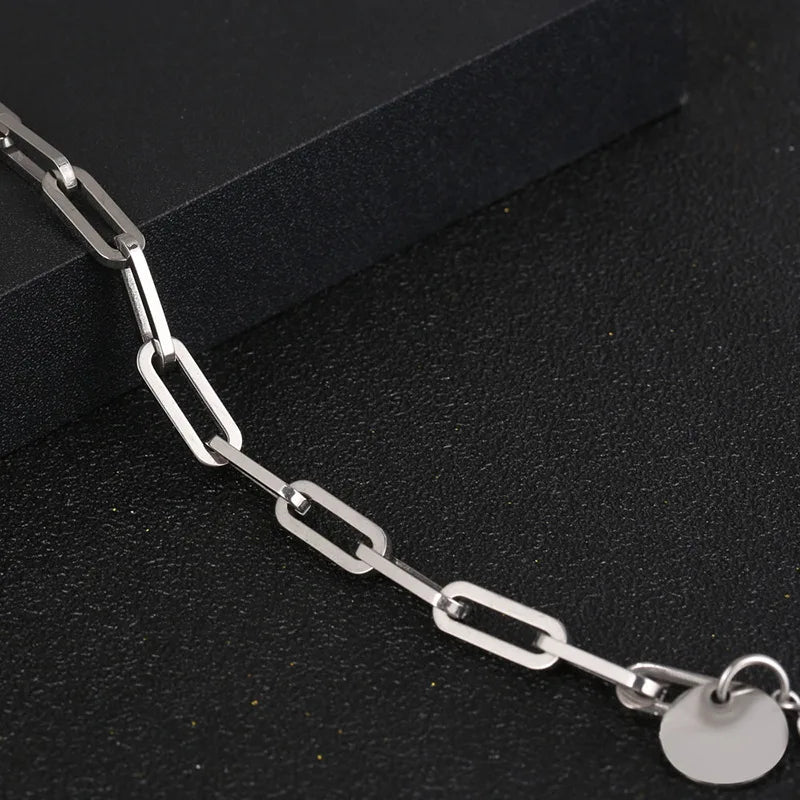 The LinkForge – Paper Clip Chain Bracelet