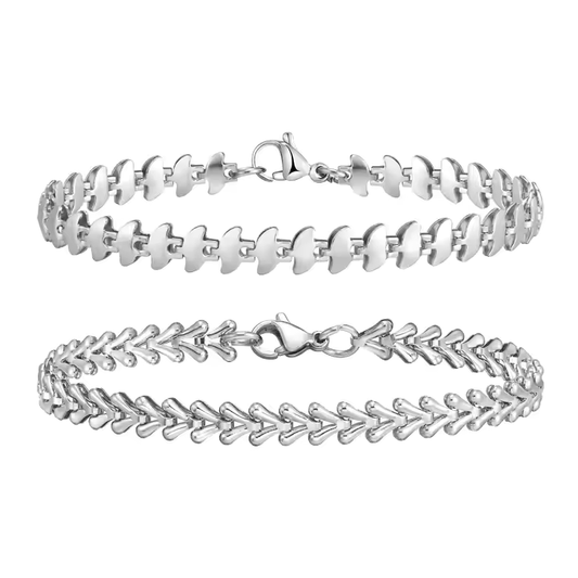 The Emberline – Minimalist Stainless Steel Bracelets