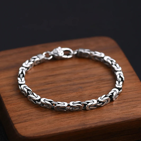 The Ironbind – S925 Byzantine Chain Bracelet