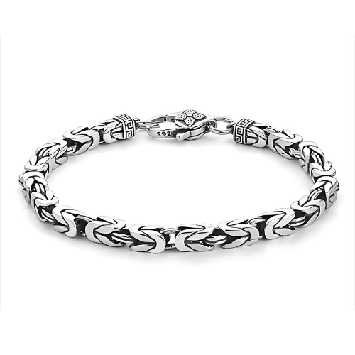 The Ironbind – S925 Byzantine Chain Bracelet